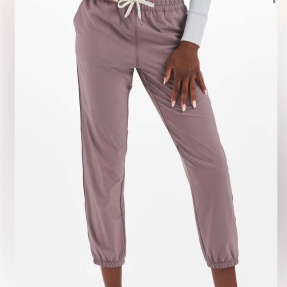 Vuori Purple Joggers with Tapered Leg and Relaxed Fit